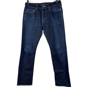 Abercrombie & Fitch Jeans Mens 30x30 Blue Performance Selvedge Straight Stretch